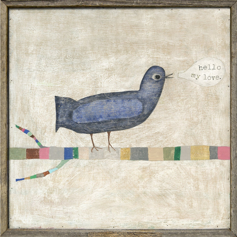Sugarboo & Co. Hello, My Love (Bird) Art Print