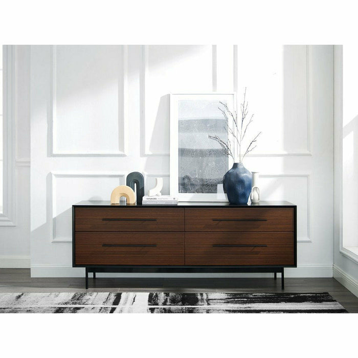 Greenington Park Avenue Solid Moso Bamboo 4 Drawer Dresser, Ruby