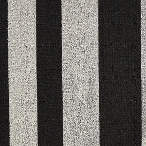 Chilewich Bold Stripe Shag Big Mat - Black/White