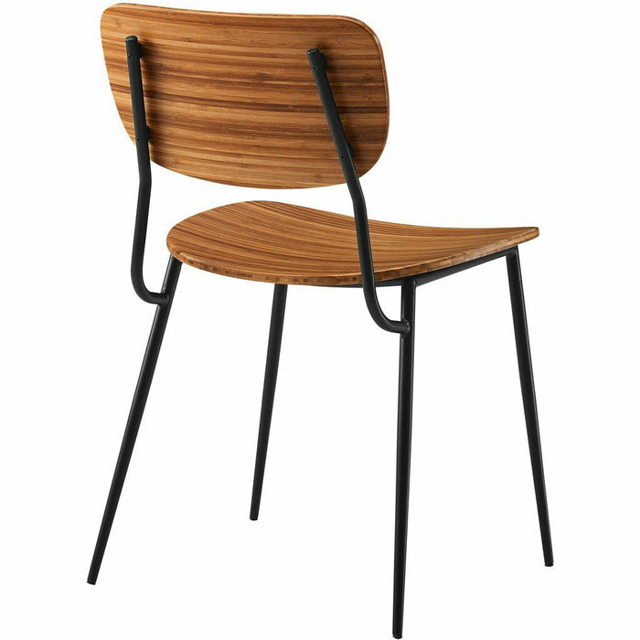 Greenington Soho Moso Bamboo Dining Chair, Amber (Set of 2)