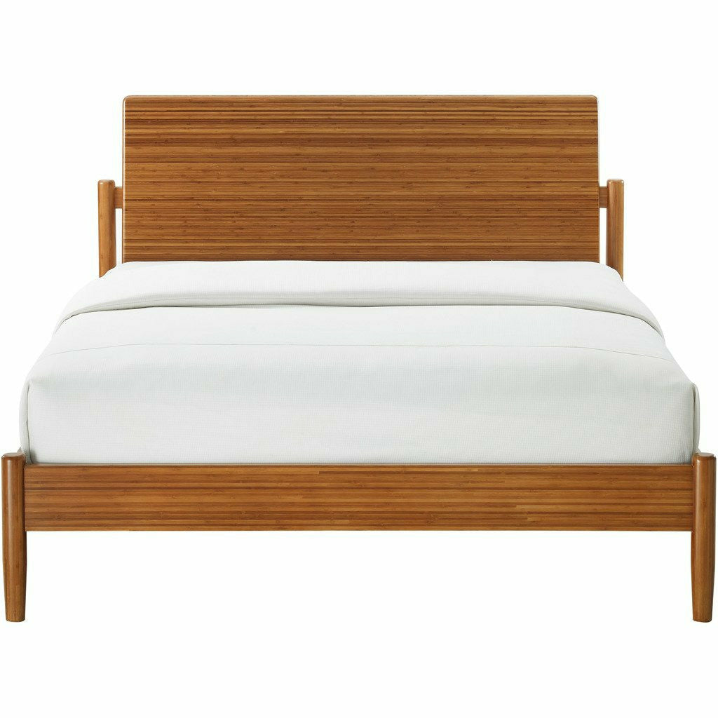 Greenington Monterey Solid Moso Bamboo Platform Bed, Amber