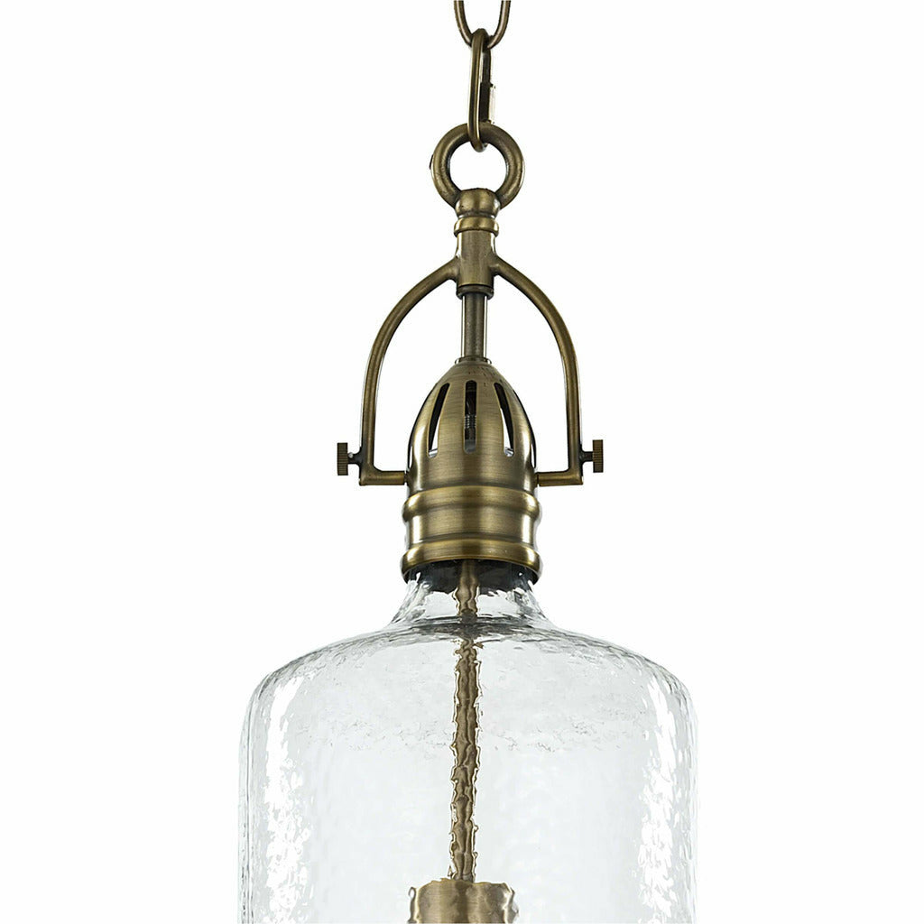 Regina Andrew Bar Pendant, Antique Brass