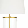 Southern Living Magelian Glass Table Lamp, Natural Brass