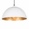 Regina Andrew Sigmund Pendant, Small, White and Gold-Pendant Lamps-Regina Andrew-Heaven's Gate Home