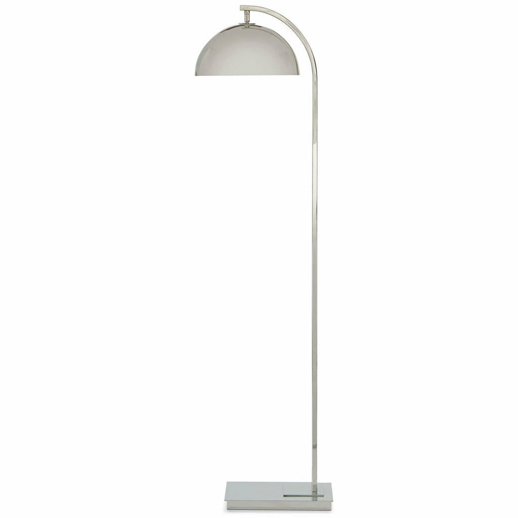 Regina Andrew Otto Floor Lamp, Polished Nickel