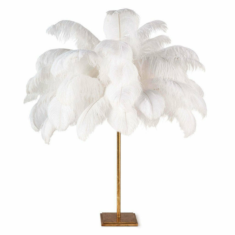 Regina Andrew Josephine Feather Table Lamp-Table Lamps-Regina Andrew-Heaven's Gate Home