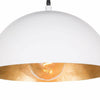 Regina Andrew Sigmund Pendant, Small, White and Gold-Pendant Lamps-Regina Andrew-Heaven's Gate Home