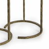 Regina Andrew Bone Veneer Nesting Table, Brass