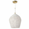 Coastal Living Georgian Pendant, White-Pendant Lamps-Coastal Living-Heaven's Gate Home