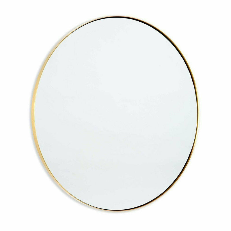 Regina Andrew Rowen Mirror, Natural Brass-Mirrors-Regina Andrew-Heaven's Gate Home
