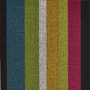 Chilewich Bold Stripe Shag Mat, Indoor/Outdoor