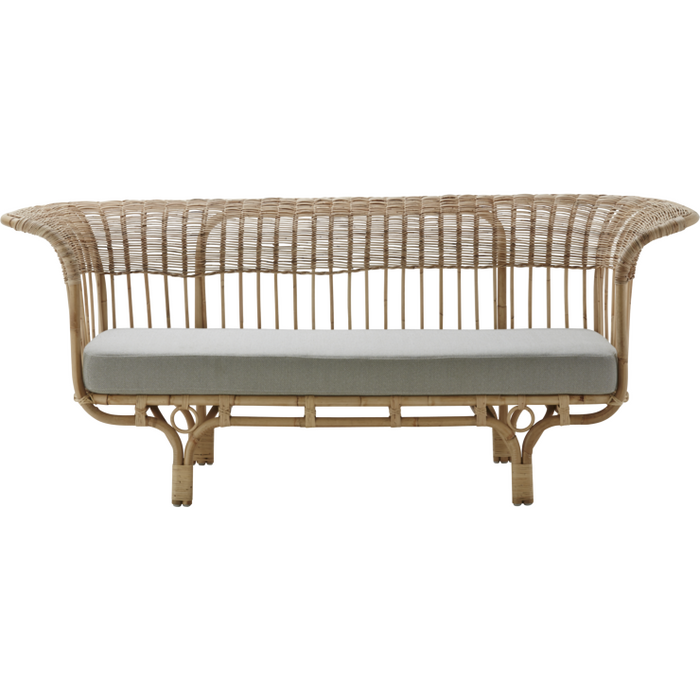 Sika-Design Icons Franco Albini Belladonna Sofa w/ Cushion, Indoor-Sofas-Sika Design-Natural-Sunbrella Sailcloth Seagull Cushion-Heaven's Gate Home, LLC