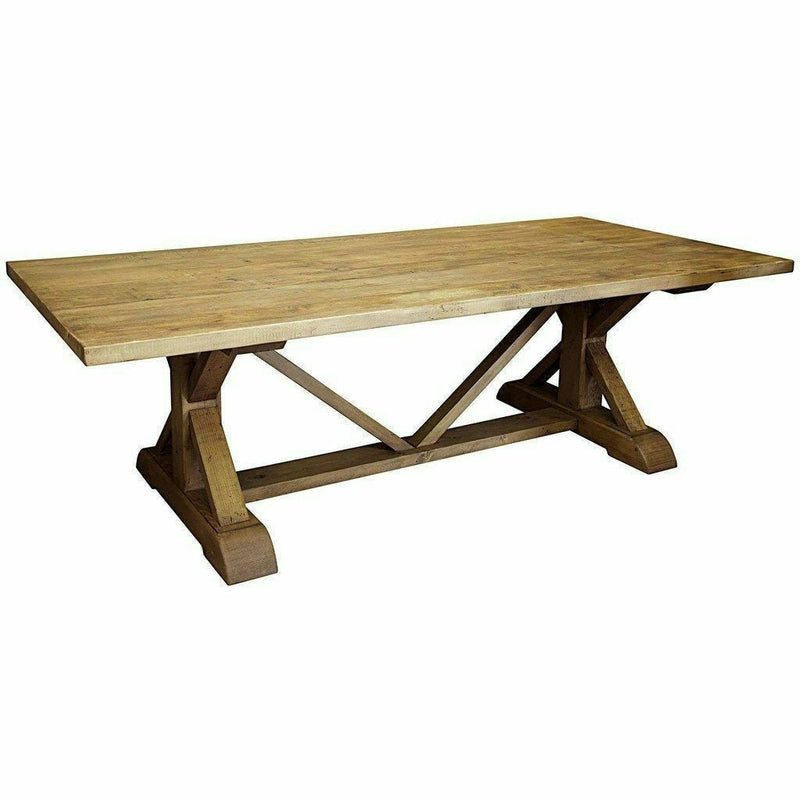 CFC X Reclaimed Lumber Dining Table, Medium Brown , 108
