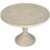 CFC Pansy Reclaimed Douglas Fir Round Dining Table, Grey Washed, 42" Dia.