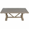 CFC Rosario Reclaimed Lumber Extension Dining Table, Grey Wash Wax