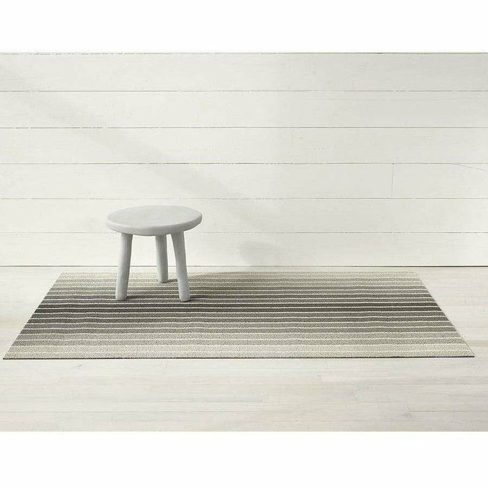 Chilewich Block Stripe Shag Mat, Indoor/Outdoor