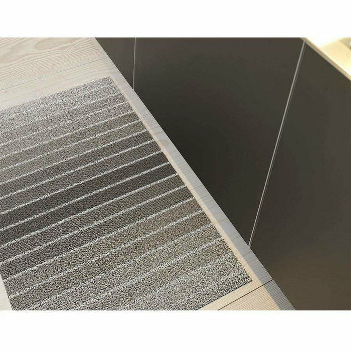 Chilewich Block Stripe Shag Mat, Indoor/Outdoor