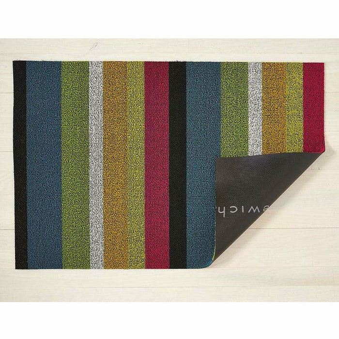 Chilewich Bold Stripe Shag Mat, Indoor/Outdoor