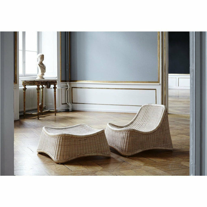 Sika-Design Icons Chill Chair w/ Stool, Indoor-Lounge Chairs-Sika Design-Natural-Heaven's Gate Home, LLC