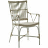 Sika Design Exterior Piano Dining Arm Chair, Outdoor-Dining Chairs-Sika Design-Dove White-Heaven's Gate Home, LLC