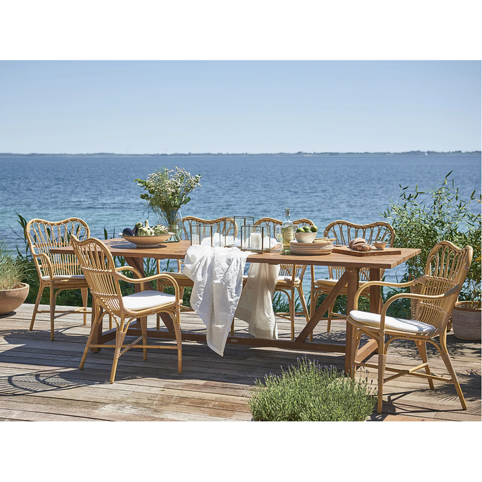 Sika-Design Originals Margret Stackable Dining Arm Chair, Indoor-Dining Chairs-Sika Design-Heaven's Gate Home, LLC