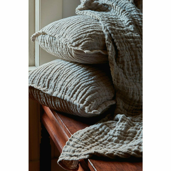 TL at Home Dax Textured Linen Luxury Throw and/or Sham